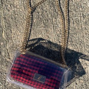 Plaid perfection purse